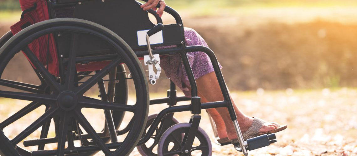 Old,People,On,Wheel,Chair